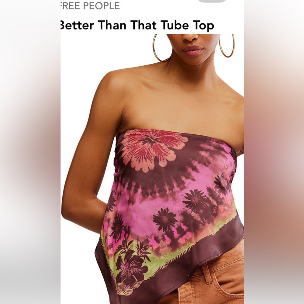 NWOT Free People Better Than That Tube top